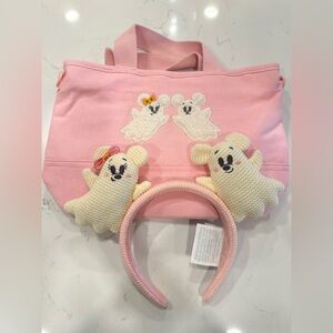 Disney parks ghost ears and purse.